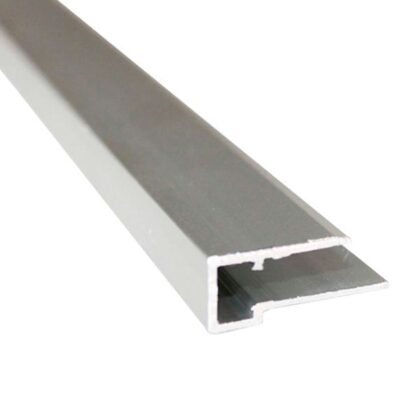 U de remate en aluminio