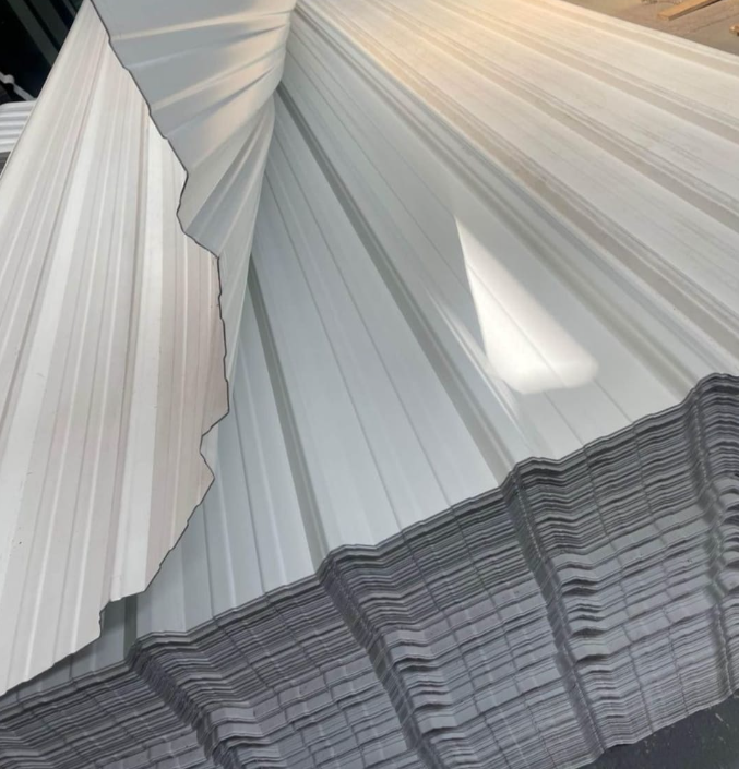 Teja UPVC Termoacústica 2mm Cresta Baja Blanca