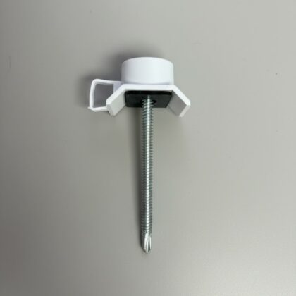 Tornillos autoperforantes cresta baja blanco