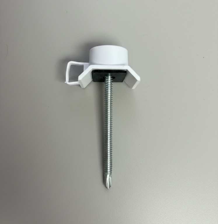 Tornillos autoperforantes cresta baja blanco